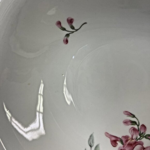 VTG Wisteria Set Of 2  Serving Bowls H & Co Sell Bavaria Germany Floral Pattern - Picture 2 of 8